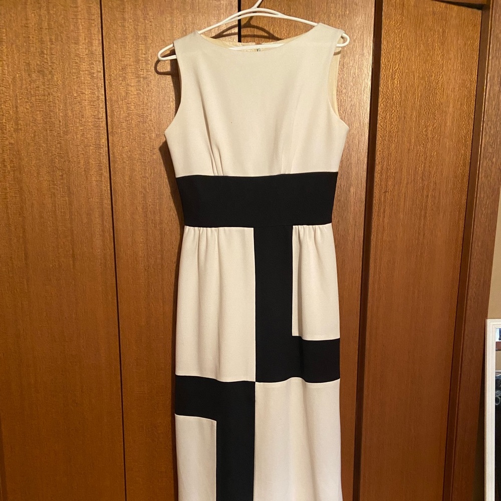 Pave de Paris vintage Color block dress